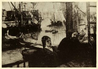 1911 Print James Abbott McNeill Whistler Oil Paiting Art Wapping