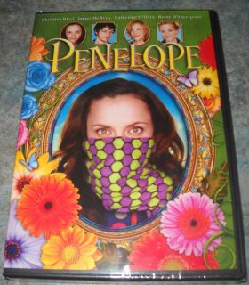 Penelope DVD 2008 Christina Ricci James McAvoy Reese Witherspoon Brand