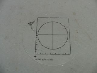 Janome 5 Round Embroidery Hoop with Template Part No 8308440014