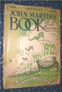 John Martins Book Jan 1922 George Carlson Silhouettes