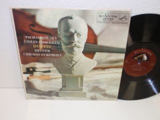 JASCHA HEIFETZ / FRITZ REINER Tschaikowsky:Violin Concerto LP RCA LM