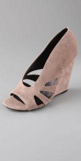 Elizabeth and James Stash Suede Cutout Wedges