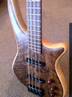 beautifully handbuilt bass by jamie white
