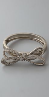 Marc by Marc Jacobs Bianca Pave Bow Hinged Bracelet