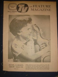  CLEVELAND NEWS TV MAGAZINE GINGER ROGERS JANE POWELL 28 FEBRUARY 1959