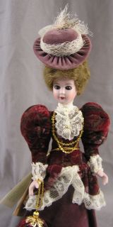 Gorham Valentines Ladies 11 Porcelain Doll Jane L E