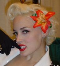 Retro Glamour Girl Floral Accessories by Laura as seen in