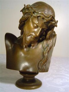 Christ Bearing The Signature of Clesinger Bronze 1858