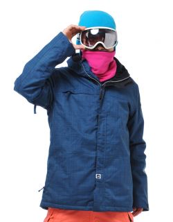  Marine Blue Insulated Pioneer 10K Snowboarding Ski Jacket s M L