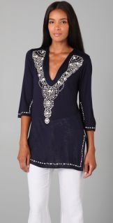 Tbags Los Angeles Embellished Tunic