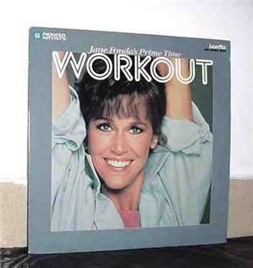 Jane Fonda Prime Time Workout Laserdisc Gym Fitness LD