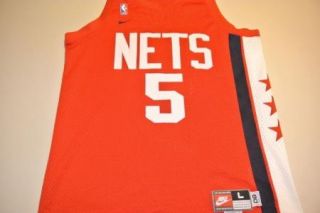 Authentic Sewn Jason Kidd New Jersey Nets Jersey Nike Large