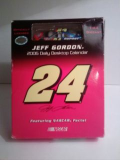 24 Jeff Gordon 2006 Daily Desktop Calendar w 1 64 Car