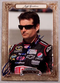 Jeff Gordon Autographed 2010 Press Pass Legends NASCAR Card
