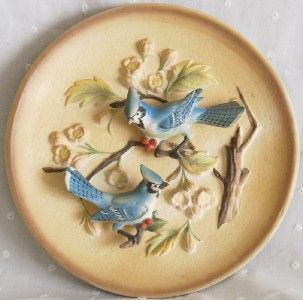 Vintage Napcoware Japan Blue Jay Decorative Plate