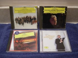 Four Excellent DG Deutsche Grammophon Classical Music Stereo CD Albums