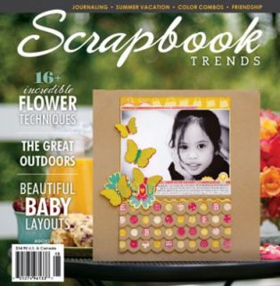Scrapbook Trends Magazine August 2011 by Northridge Publishing Cricut