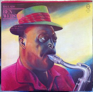  Webster Ballads 2 LP VG 833 550 1 Vinyl 1978 Record Verve Jazz