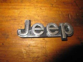 Jeep J20 J10 Tail Gate Badge Logo Emblem Wagoneer CJ