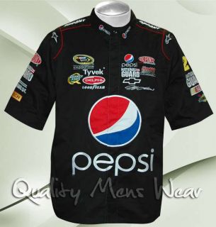Jeff Gordon Black Pepsi 24 Pit Crew Shirt Med JH $99