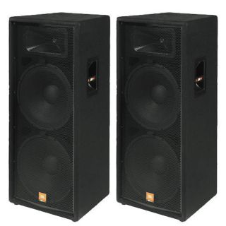 Pair of JBL 1000 Watts JRX125 Dual 15 PA Speakers JRX 125 100% Brand