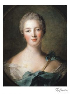 Jean Marc Nattier Madame de Pompadour Painting Repro