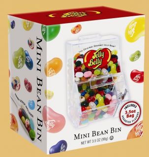 Jelly Belly Candy Container Mini Bean Bin Desktop Jelly Bean Dispenser