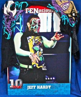 Jeff Hardy Wrestling Placard with PPV Event Worn Shirt