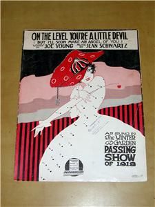Stunning Deco Gals 1917 18 Musicals Doing Our Bit Passing Show Sheet
