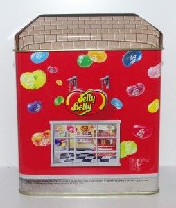 Jelly Belly Candy Shop House Tin Box Container Canister