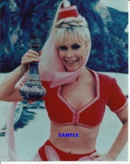 Dream of Jeannie Barbara Eden Big Smile Holding The Bottle Up Photo