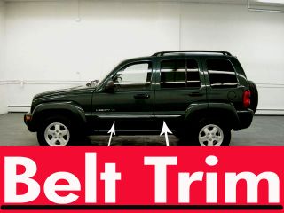 Jeep Liberty Chrome Belt Trim 02 03 04 05 06 07