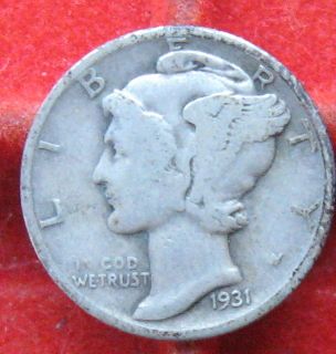 1931 P Mercury Winged Liberty Dime 4 Low $1 44 Combined Silver Bullion