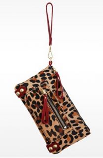  Pelle Womens Cheetah Black Red Dylan Clutch Bag Perfect Gift
