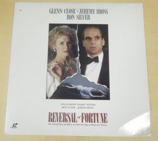  of Fortune Laser Disc Glenn Close Jeremy Irons Ron Silver 1990