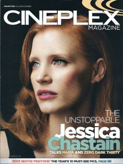 Jessica Chastain Zero Dark Thirty Mama 8x10 Movie Magazine Canada 2013