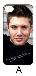 Jensen Ackles iPhone 4 4S 5 Hard Back Cover Case Supernatural Dean