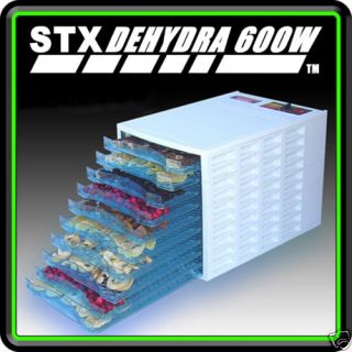 STX Dehydra 600W 10 Tray Food Dehydrator Jerky Maker