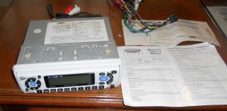 Jensen MCD5112 Marine stereo/CD player with manual, instructions, and