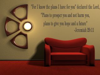 For I Know The Plans Jeremiah 29 11 Wall Quote Decal Removable Wall