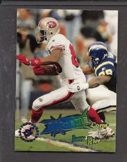 Jerry Rice Extreme Corp TSC 1995 Topps 207 Football