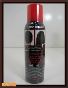 Jerome Russell Spray on Hair Color Thickener For Men & Women Jet Black