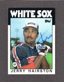1986 Topps 778 Jerry Hairston w Sox Autograph Auto COA