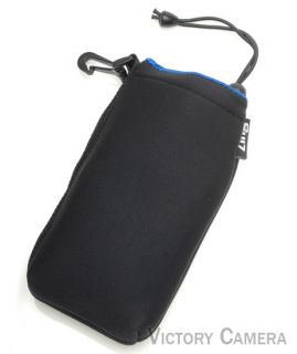 Zing Designs LPB1 Large Stuff Pouch Camera Bag Black with Blue Trim