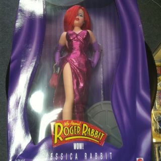 Super RARE Jessica Rabbit Who Framed Roger Rabbit Disney Barbie Doll