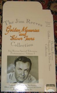 Jim Reeves VHS Cover Golden Memories Silver Tears