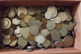 pound lot of world coins silver peso possible cheap starting bid