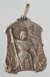 RARE Old Medal St Joan of Arc