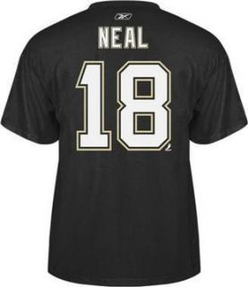 Pittsburgh Penguins Reebok James Neal Black T Shirt Sz Medium