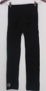 Skweez Couture by Jill Zarin Couture Logo Leggings Black Sz 1x New